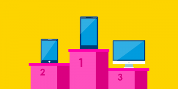 Ilustração sobre o conceito de Mobile First