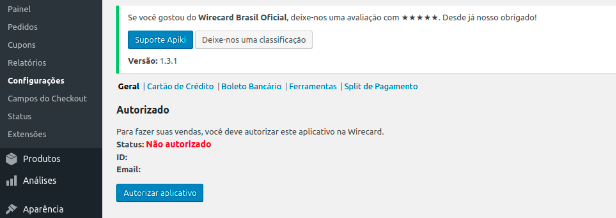 Configurar pagamento Wirecard com Dokan