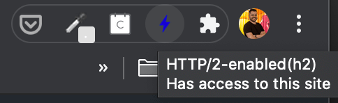 Exemplo do HTTP/2 em uso.